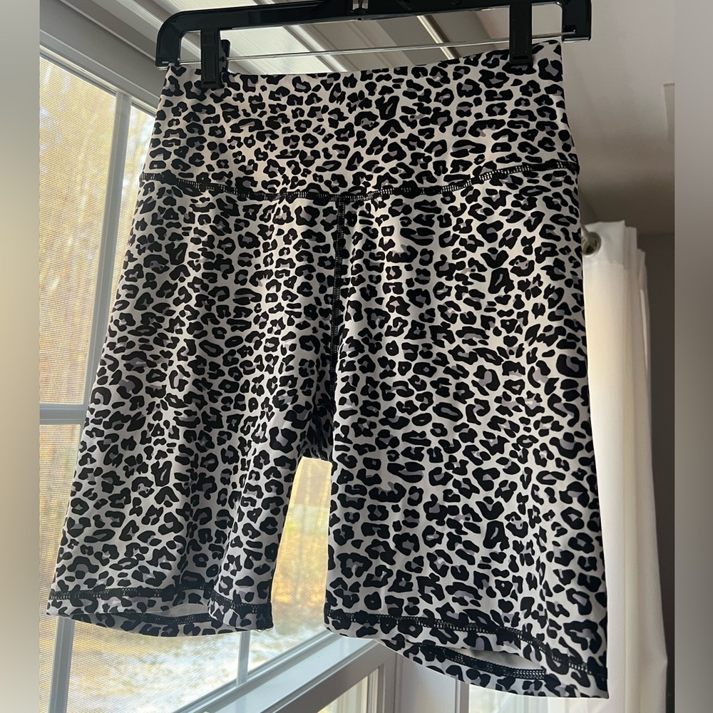 Leopard Print 7” Women's Bike Shorts